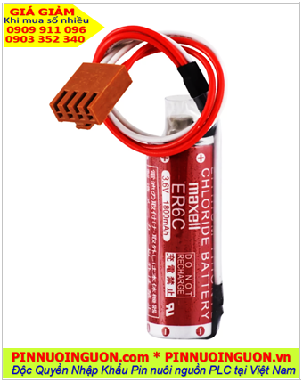 Maxell ER6; Pin nuôi nguồn PLC Maxell ER6 lithium 3.6v AA 2000mAh chính hãng _Xuất xứ Nhật